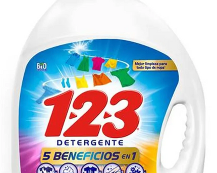 123 color Liquid Detergent