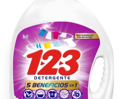 123 color Liquid Detergent