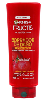 Garnier Fructis Acondicionador Damage Control Rojo Grosella 650 Ml