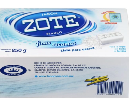 Zote Laundry Flakes Escamas 250 Gr