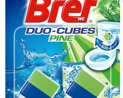 Bref Pastillas limpiadoras para WC aroma pino
