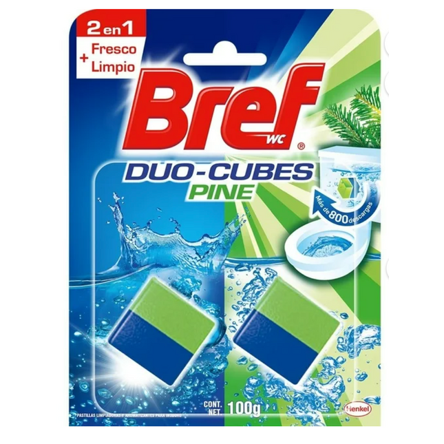 Bref Pastillas limpiadoras para WC aroma pino