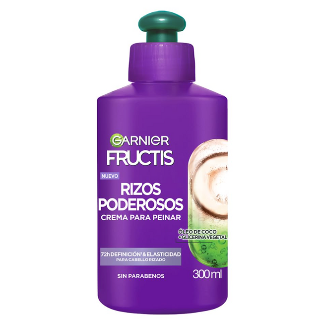 Garnier Fructis rizos poderosos crema para peinar 300 Ml