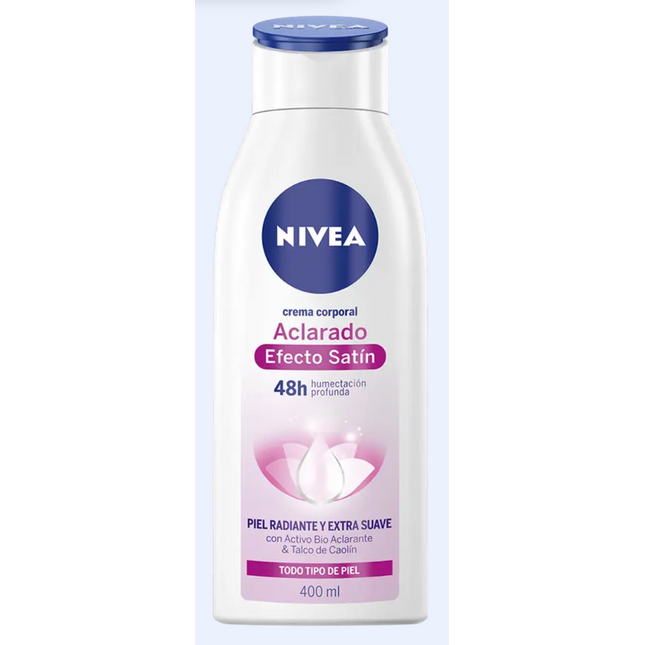 Nivea Liquid Lotion Tono Natural Efecto Satin 400 Ml.