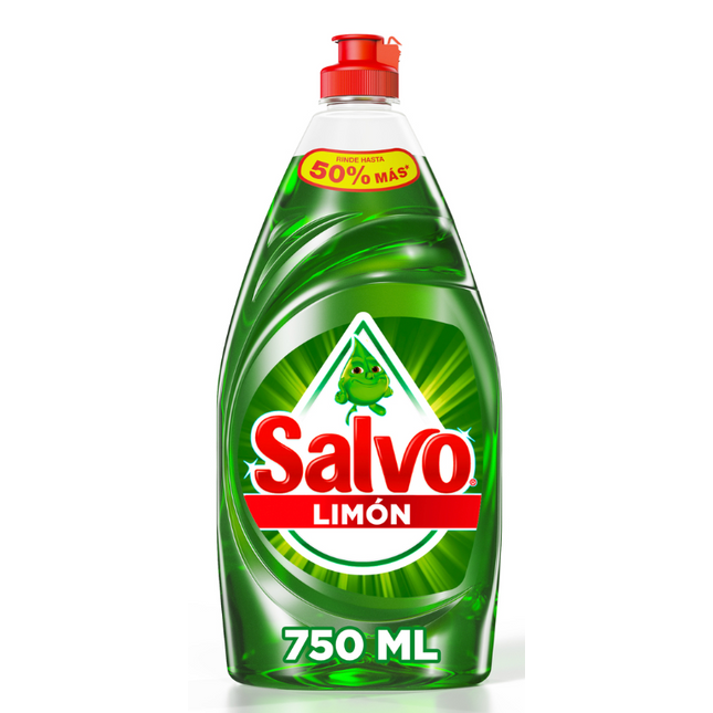 Salvo Green Dish Soap Verde 750 Ml