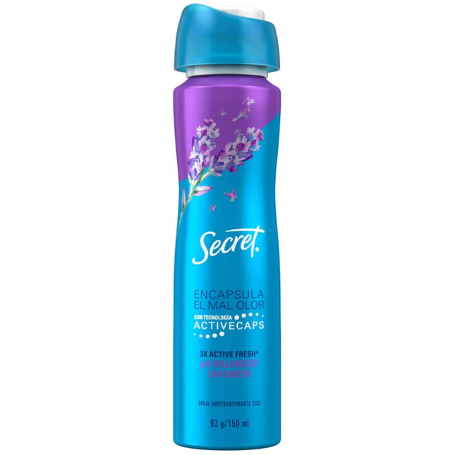 Secret Deodorant Spray Women Lavender 150 Ml.