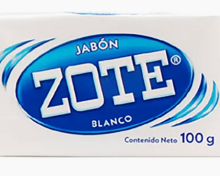 Zote Bar Soap White Blanco 100 Gr