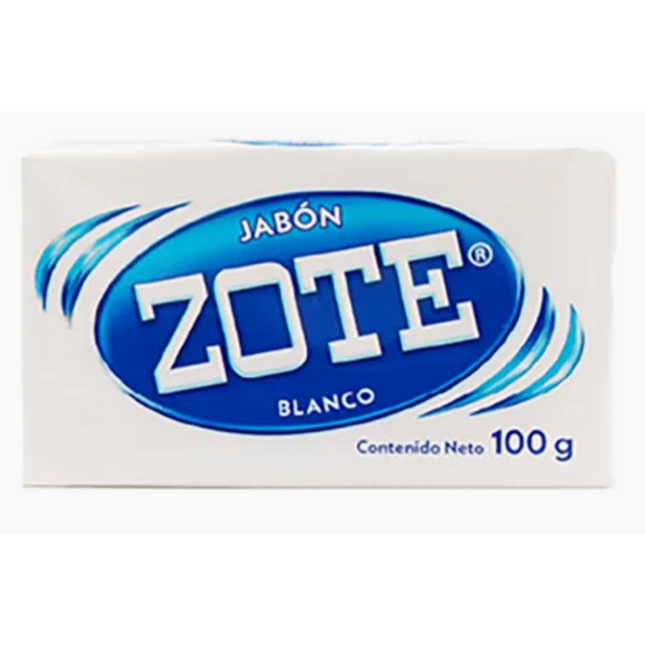 Zote Bar Soap White Blanco 100 Gr